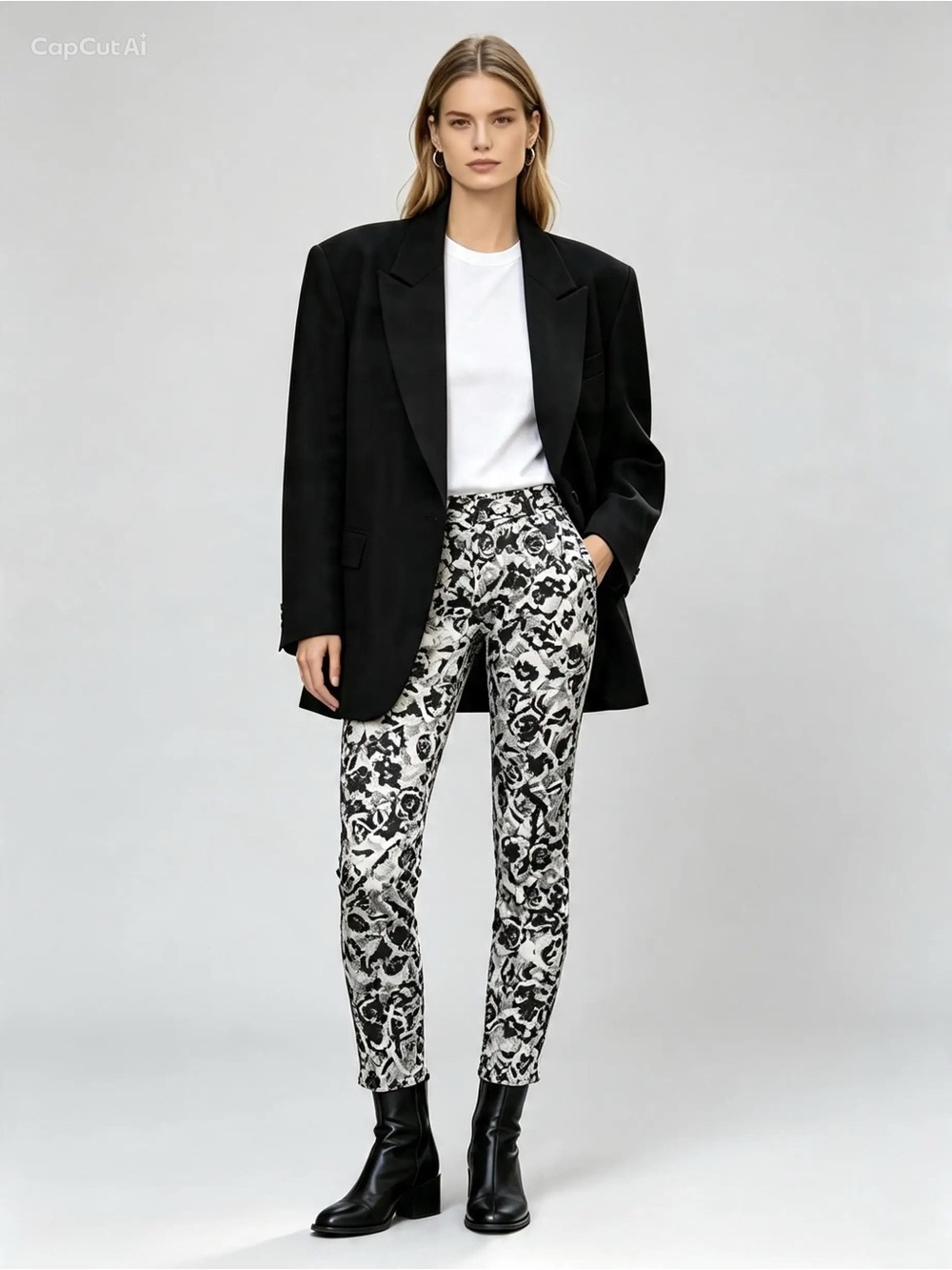 Graphic Statement Jeans Slim Cropped Streetwear Glam Edgy Seven 7 Trendy